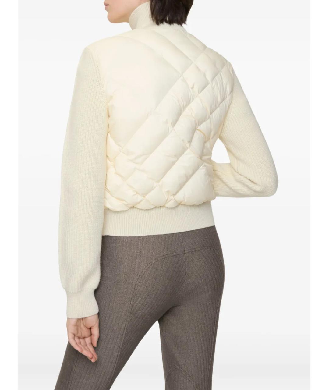 BURBERRY Белая полиамидовая куртка, фото 3