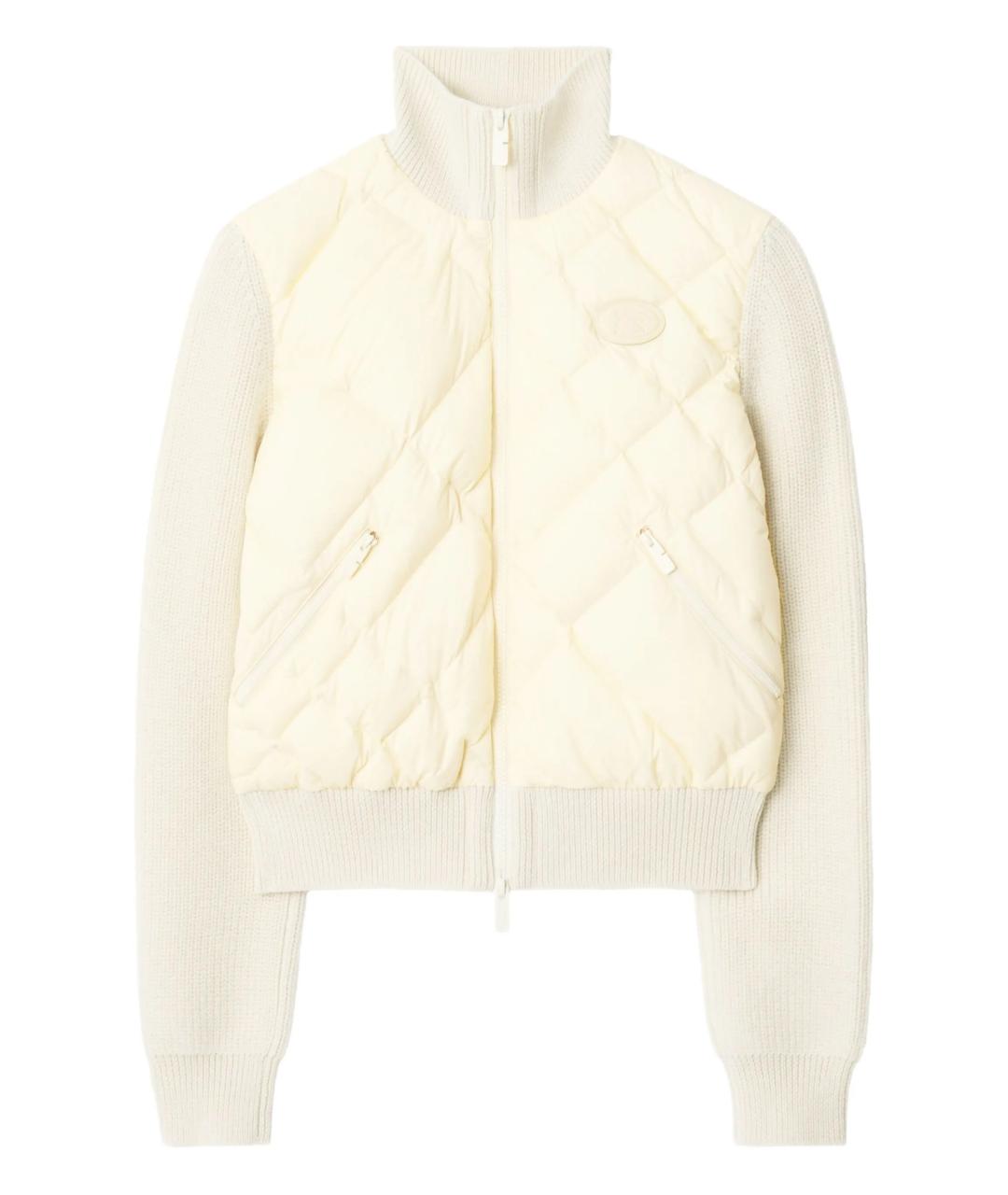 BURBERRY Белая полиамидовая куртка, фото 1
