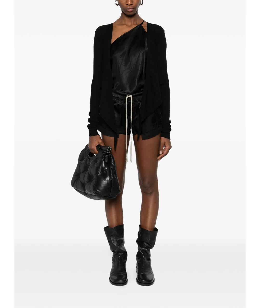 RICK OWENS Черный шерстяной кардиган, фото 2