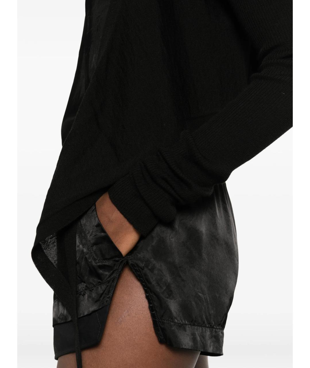 RICK OWENS Черный шерстяной кардиган, фото 5