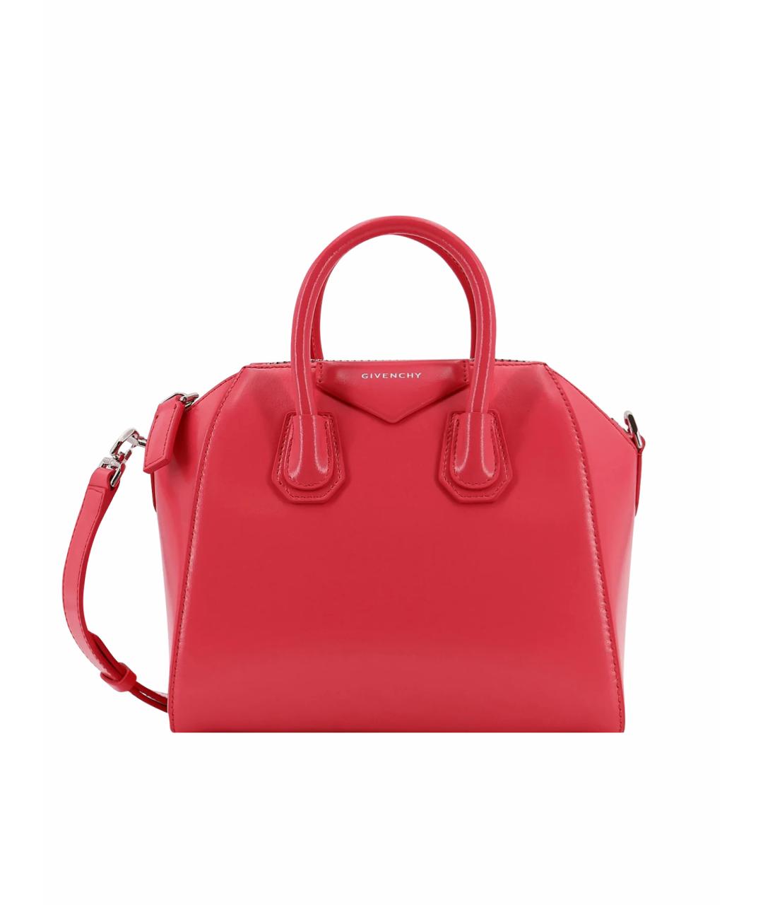 GIVENCHY Фуксия кожаная сумка через плечо, фото 1