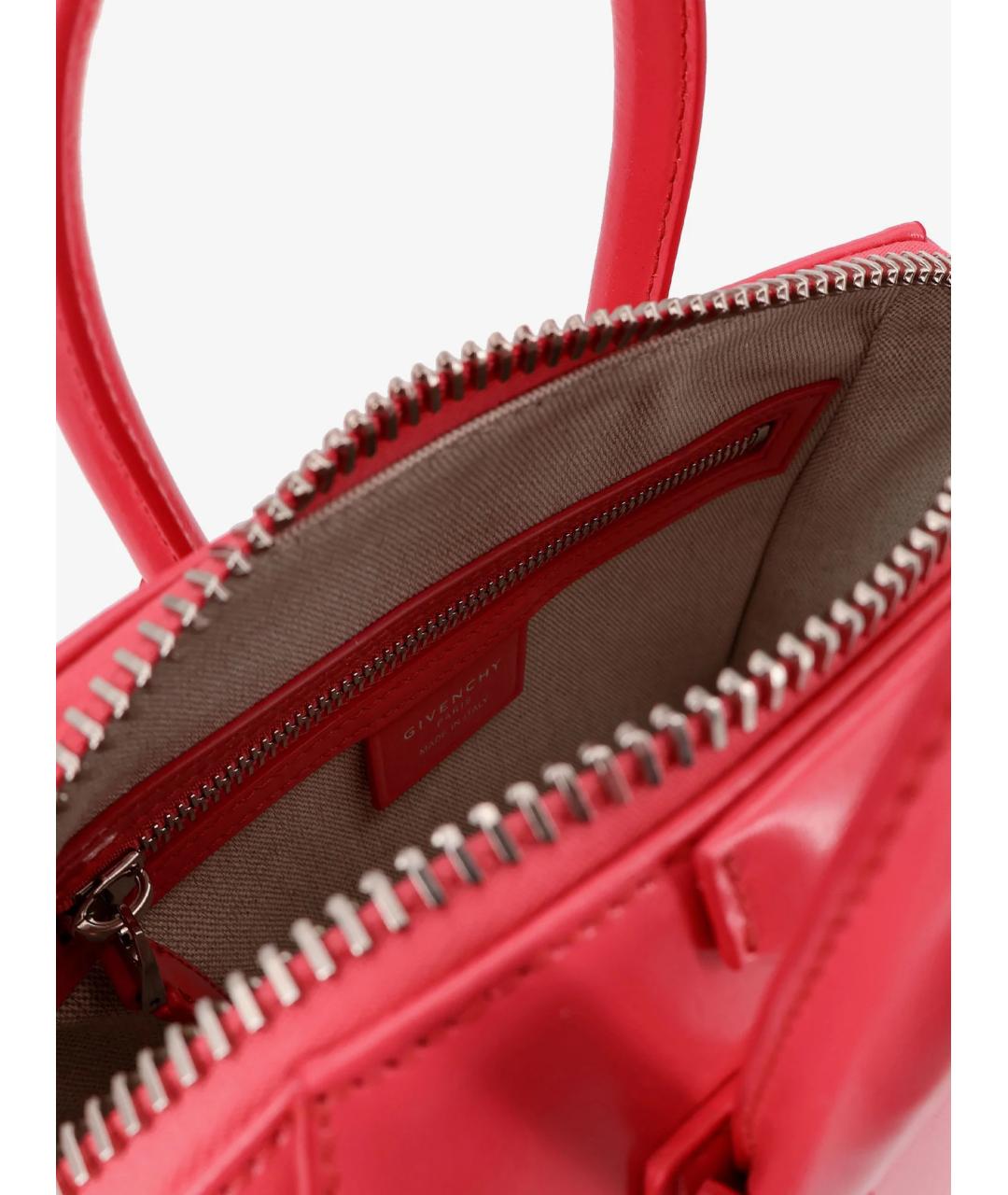 GIVENCHY Фуксия кожаная сумка через плечо, фото 4