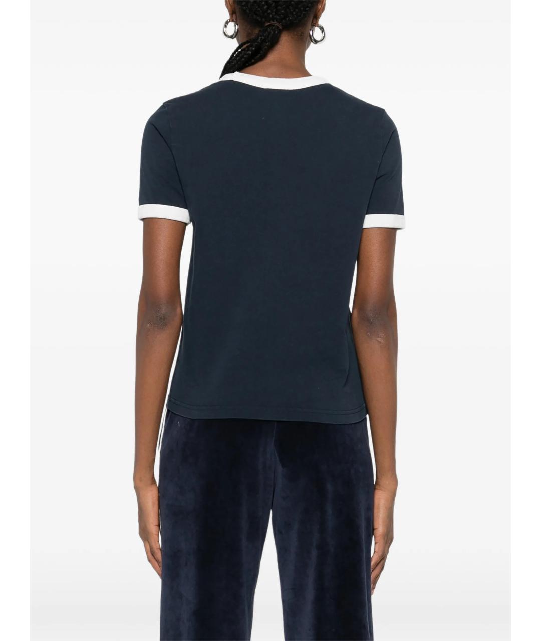 A.P.C. Синяя хлопковая футболка, фото 4