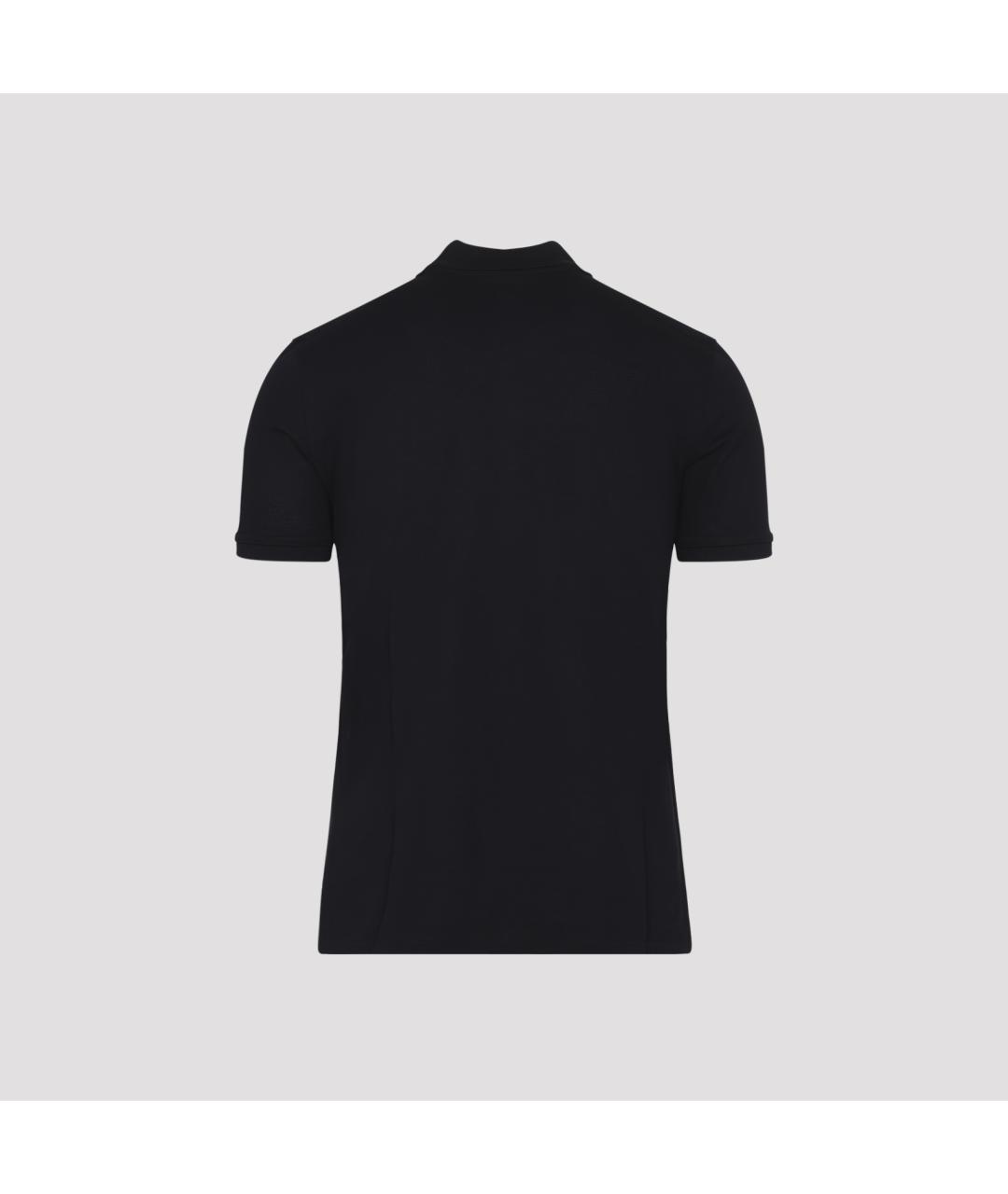 GIVENCHY Темно-синее хлопковое поло с коротким рукавом, фото 2