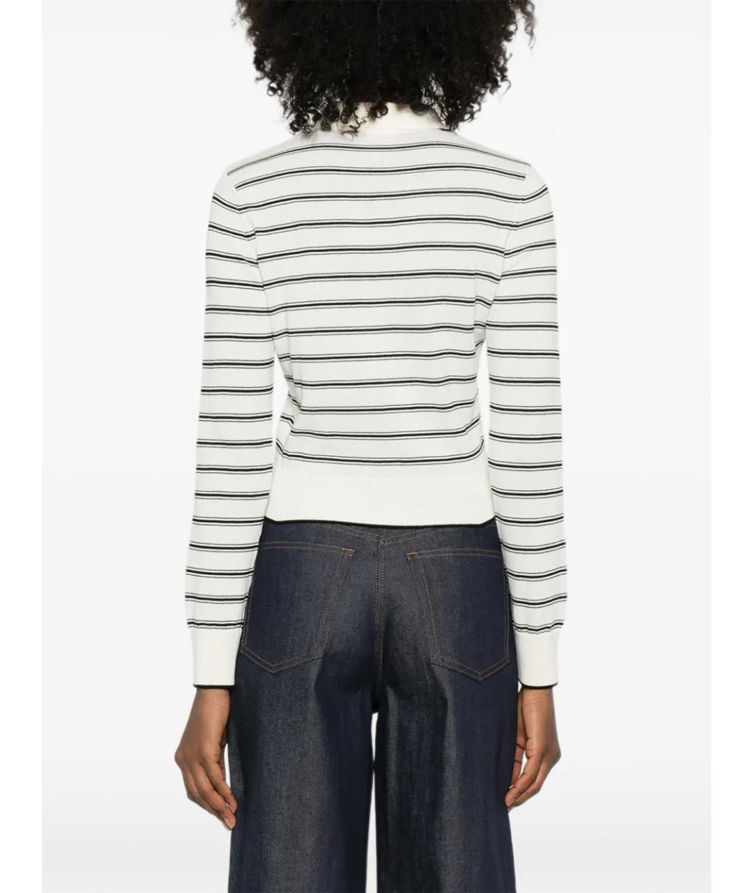 A.P.C. Белый хлопковый кардиган, фото 4