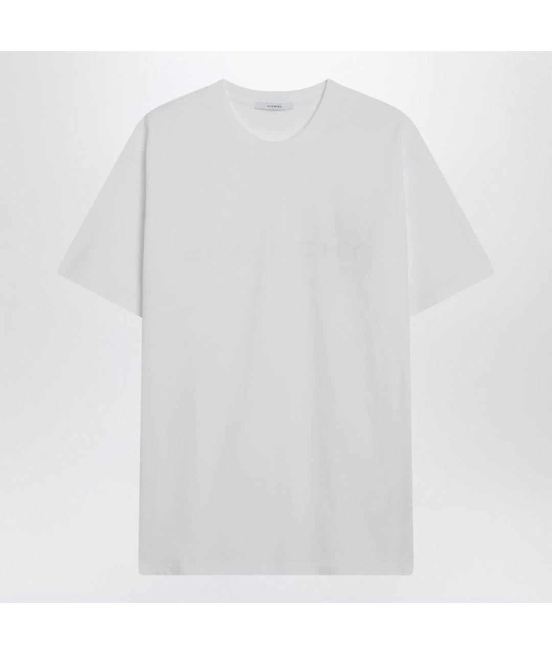 GIVENCHY Белая хлопковая футболка, фото 1