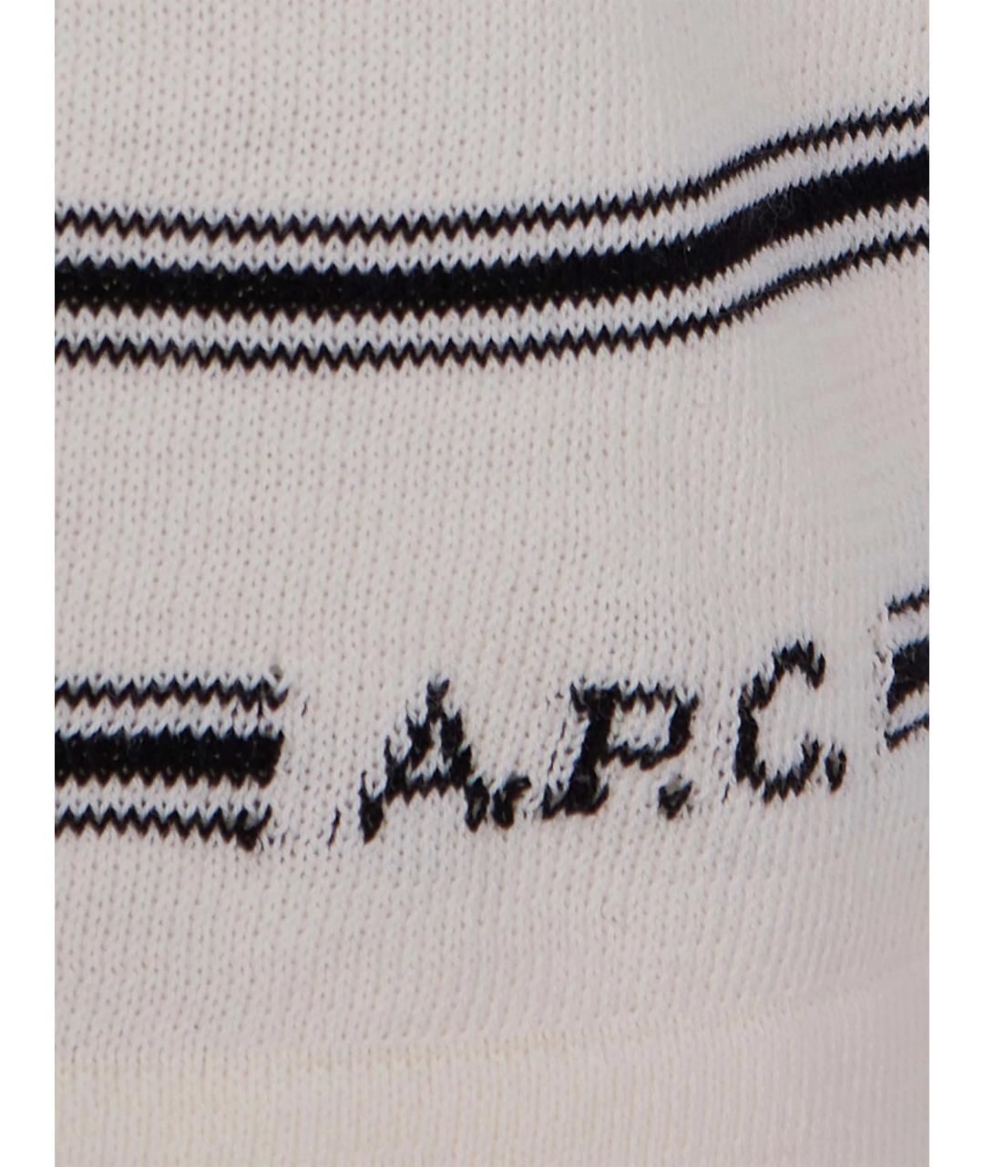 A.P.C. Мульти хлопковое поло с коротким рукавом, фото 3