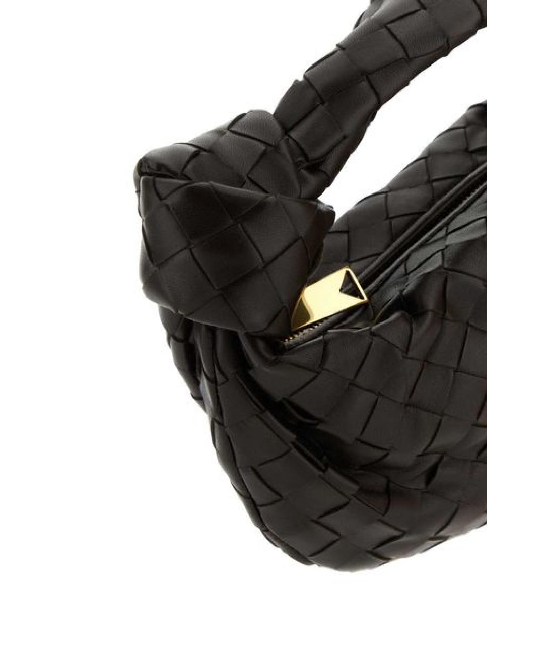 BOTTEGA VENETA Коричневая кожаная сумка с короткими ручками, фото 4