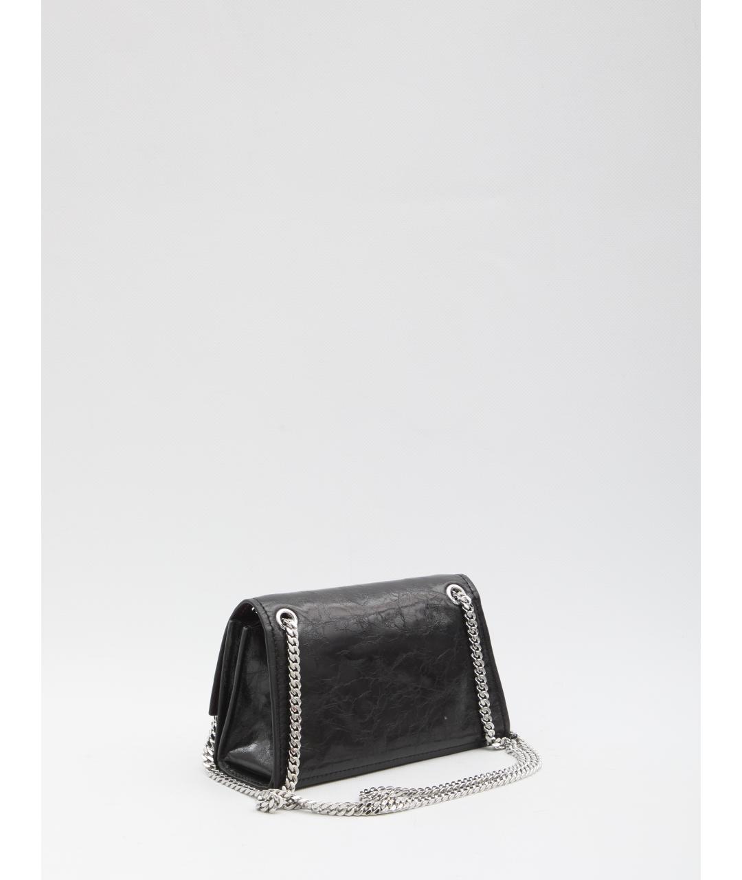 TORY BURCH Черная кожаная сумка через плечо, фото 2