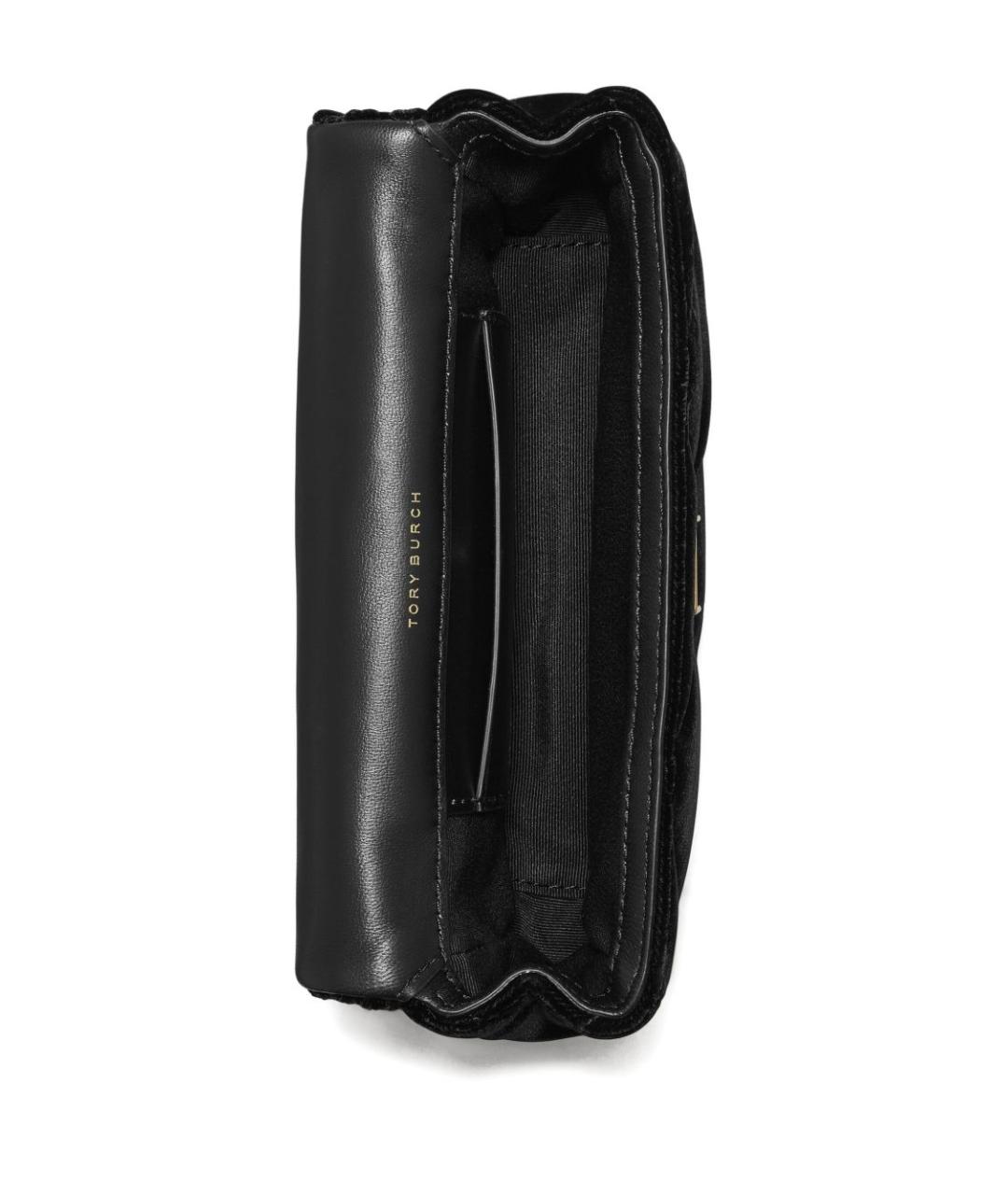 TORY BURCH Черная кожаная сумка через плечо, фото 5