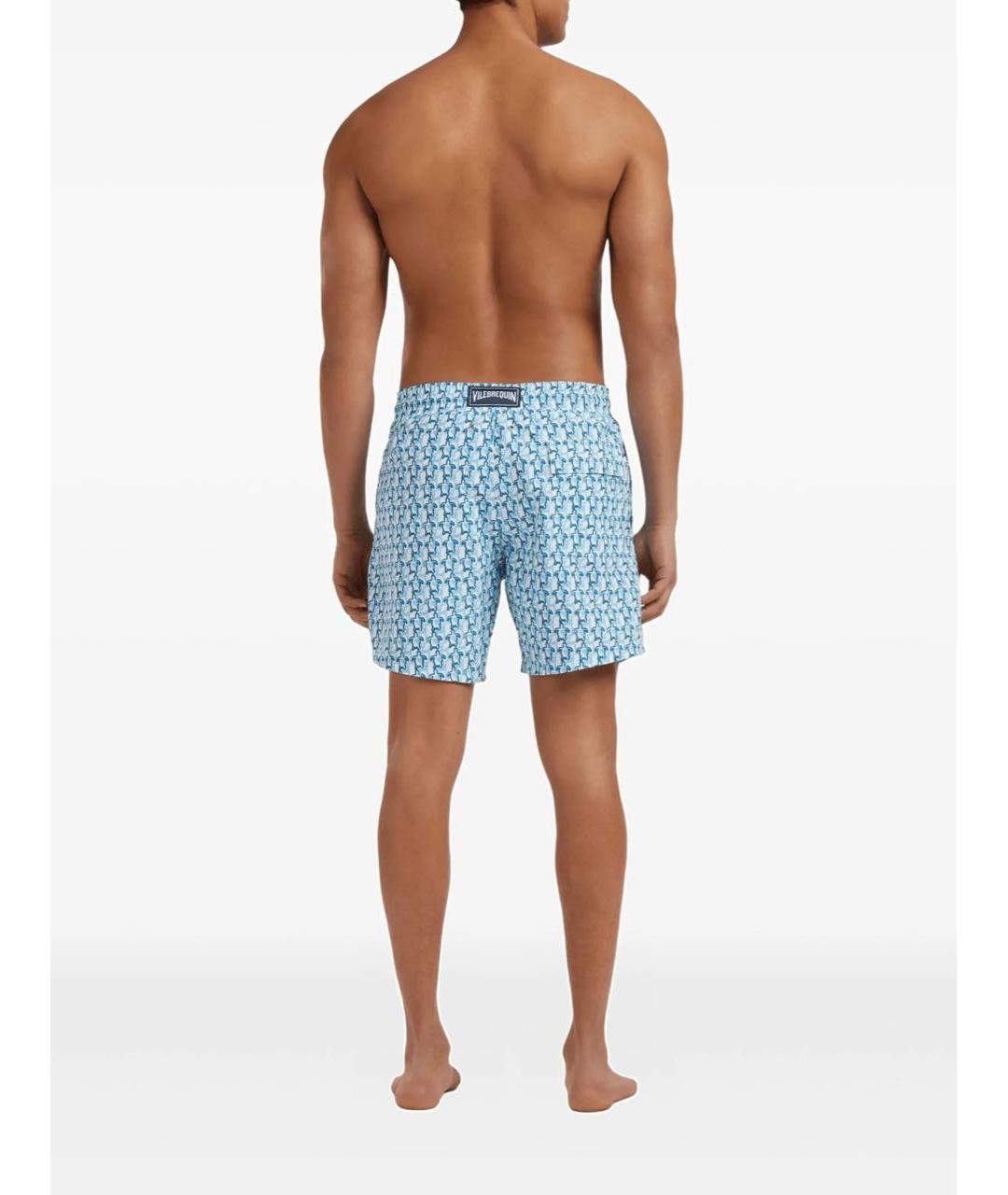 VILEBREQUIN Голубые полиэстеровые плавки, фото 4