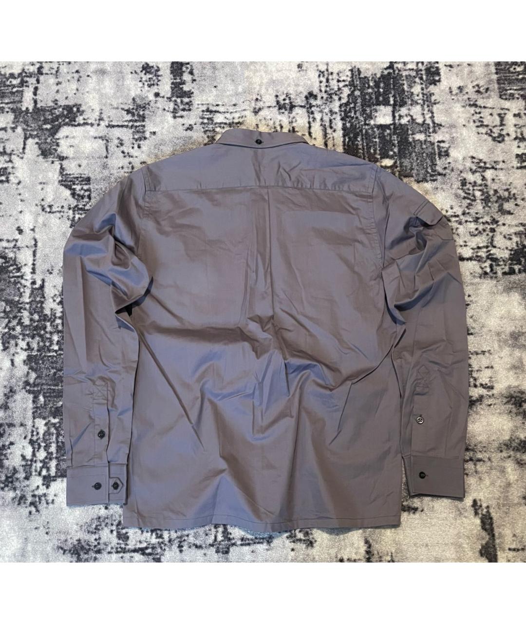 BURBERRY Антрацитовая хлопковая классическая рубашка, фото 3