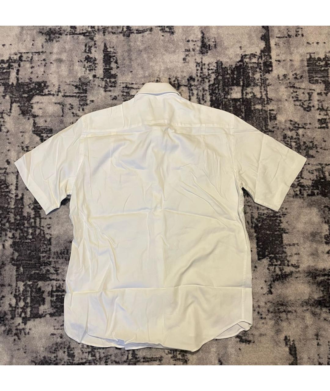 CANALI Белая хлопковая кэжуал рубашка, фото 2