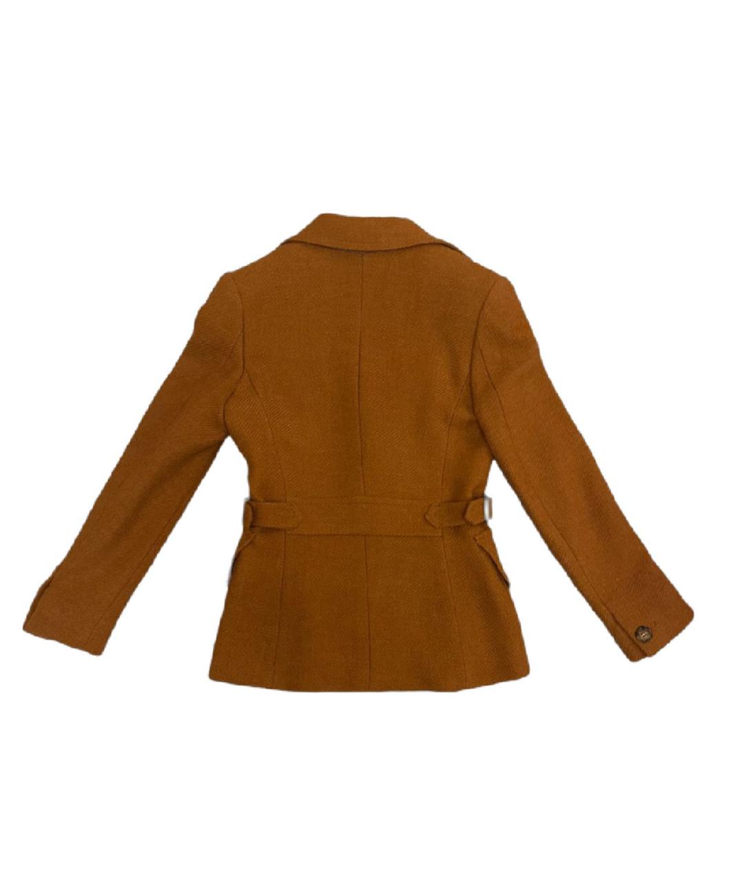 MAX MARA Оранжевый жакет/пиджак, фото 2