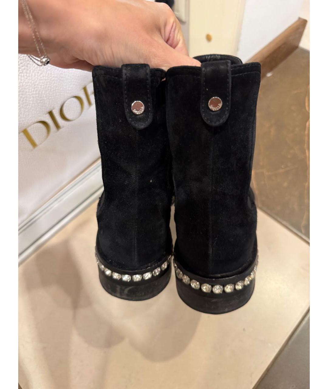 LE SILLA Черные замшевые ботинки, фото 4