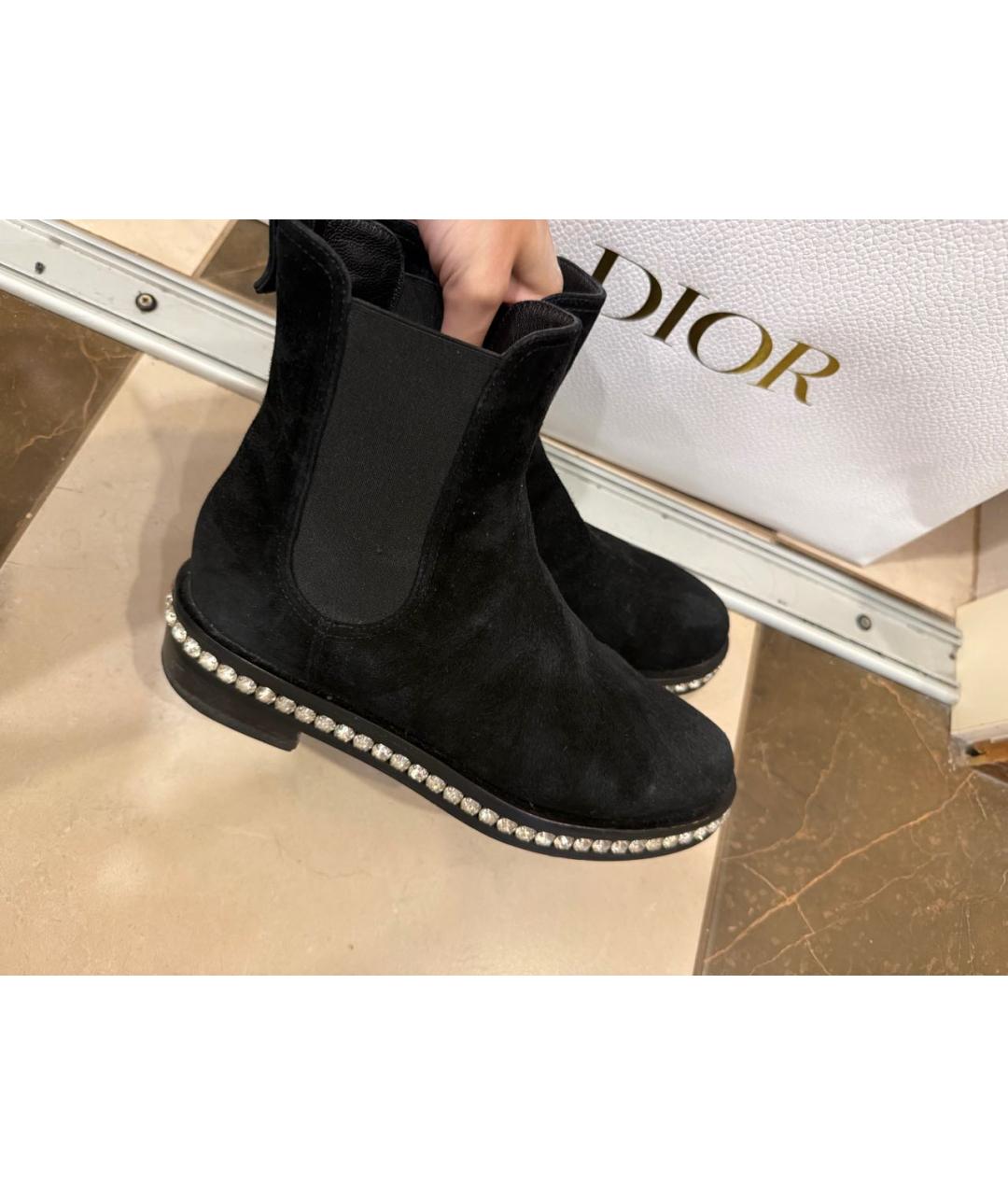 LE SILLA Черные замшевые ботинки, фото 5