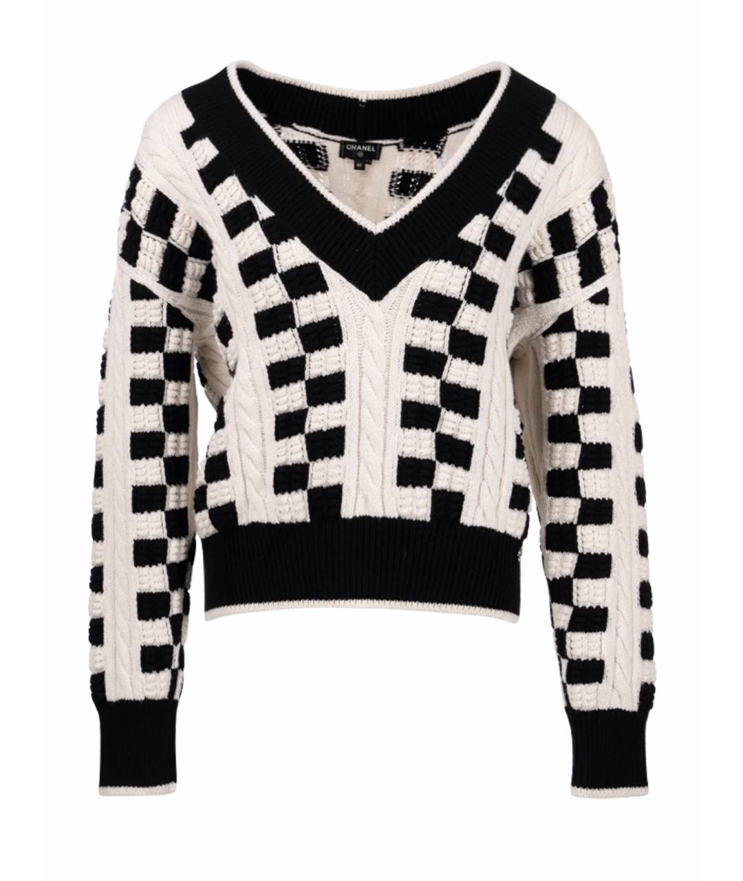 CHANEL Белый джемпер / свитер, фото 1