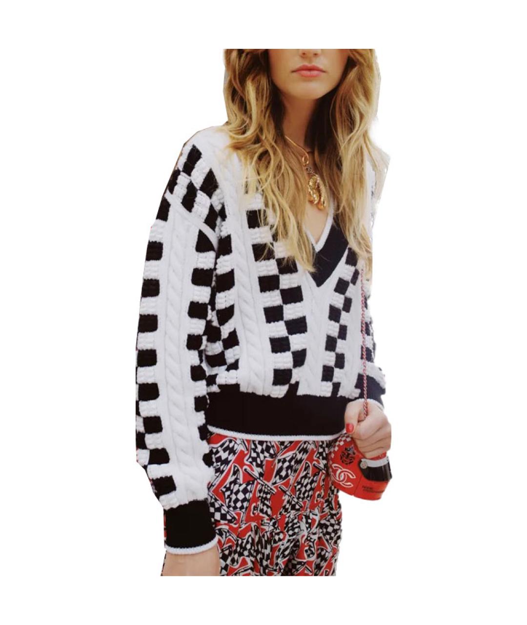 CHANEL Белый джемпер / свитер, фото 3