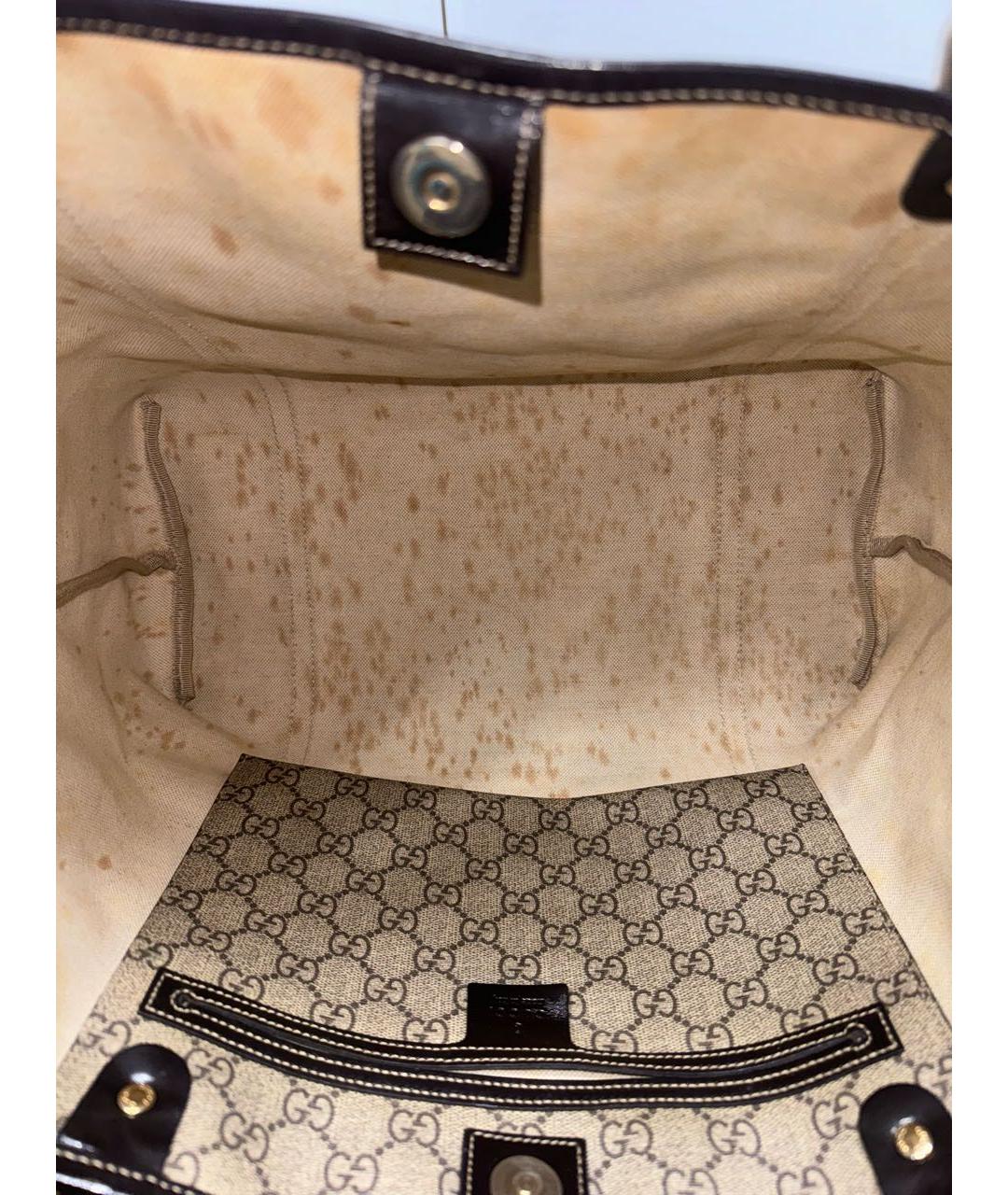 GUCCI Бежевая сумка тоут, фото 6