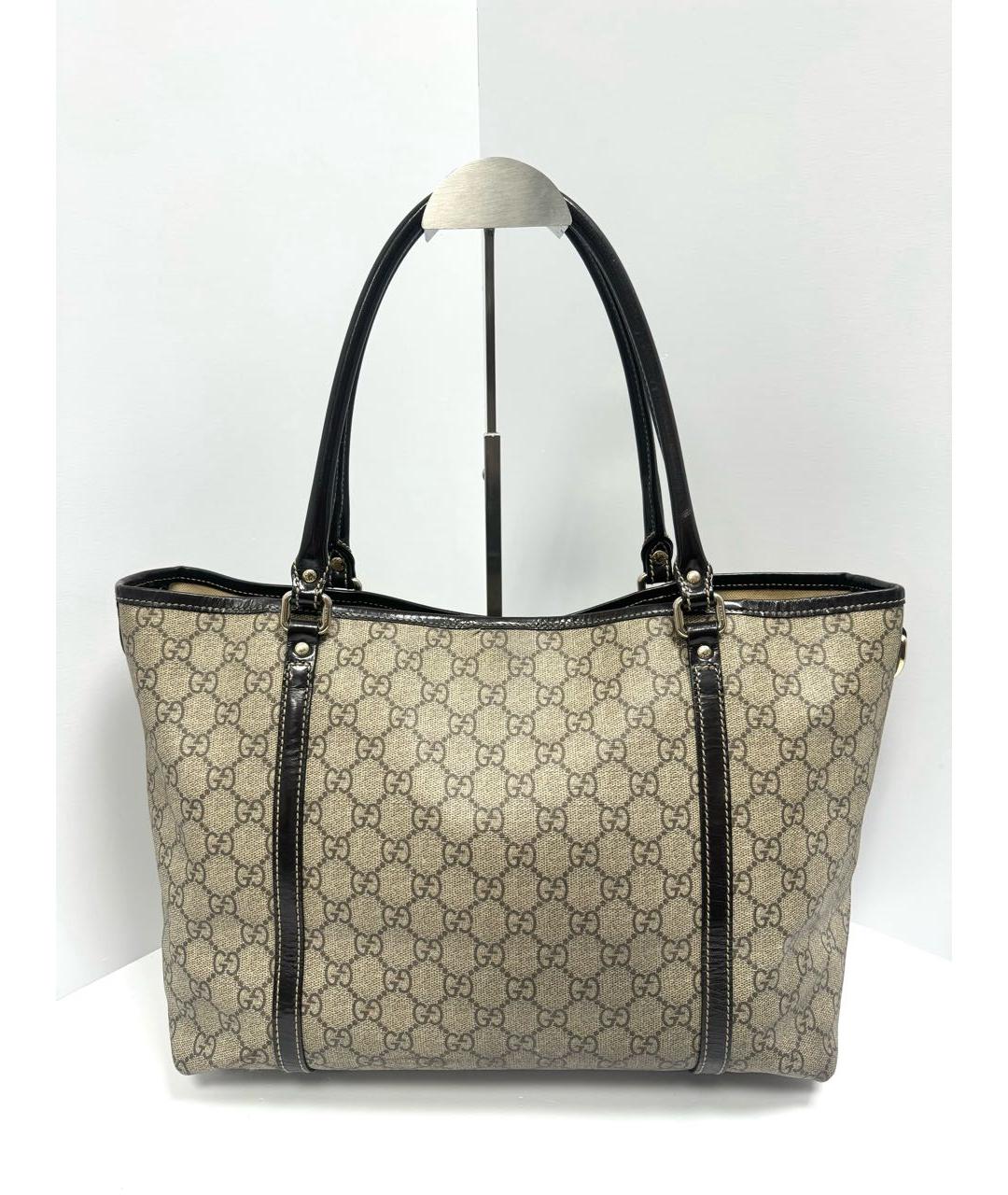 GUCCI Бежевая сумка тоут, фото 4