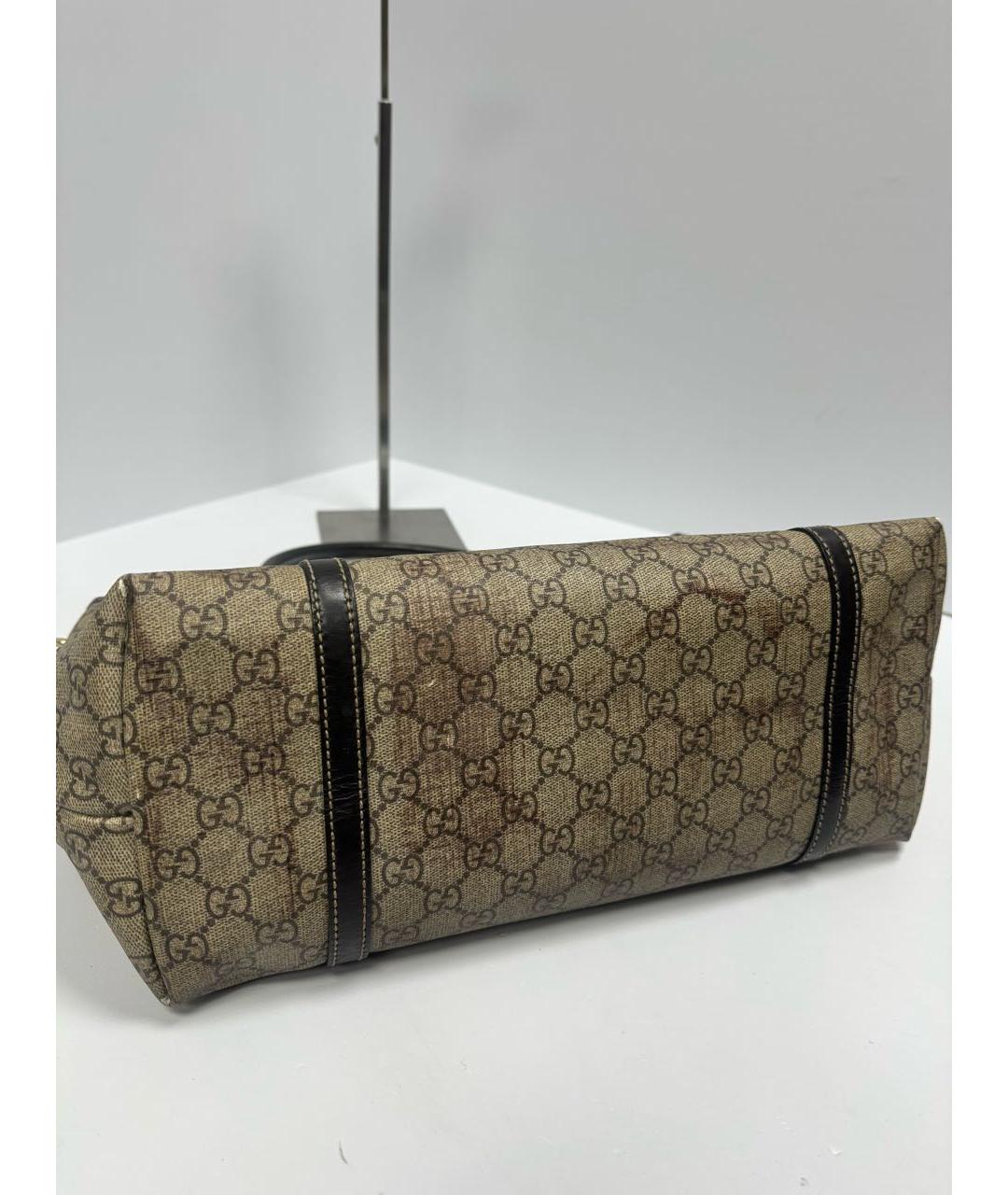 GUCCI Бежевая сумка тоут, фото 5