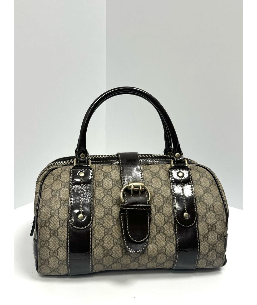 GUCCI Бежевая сумка с короткими ручками, фото 5