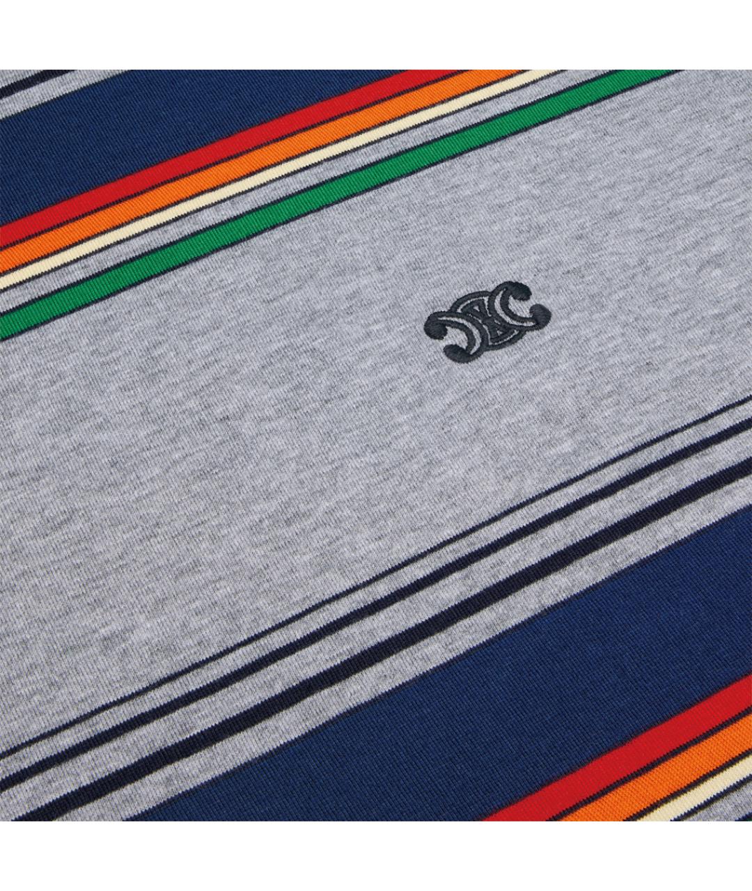 CELINE Мульти хлопковая футболка, фото 3