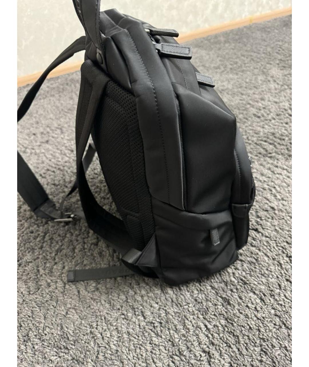 PRADA Черный синтетический рюкзак, фото 2