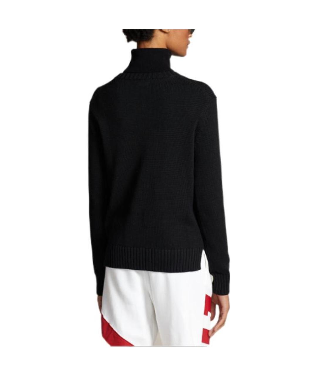 POLO RALPH LAUREN Черный хлопковый джемпер / свитер, фото 4