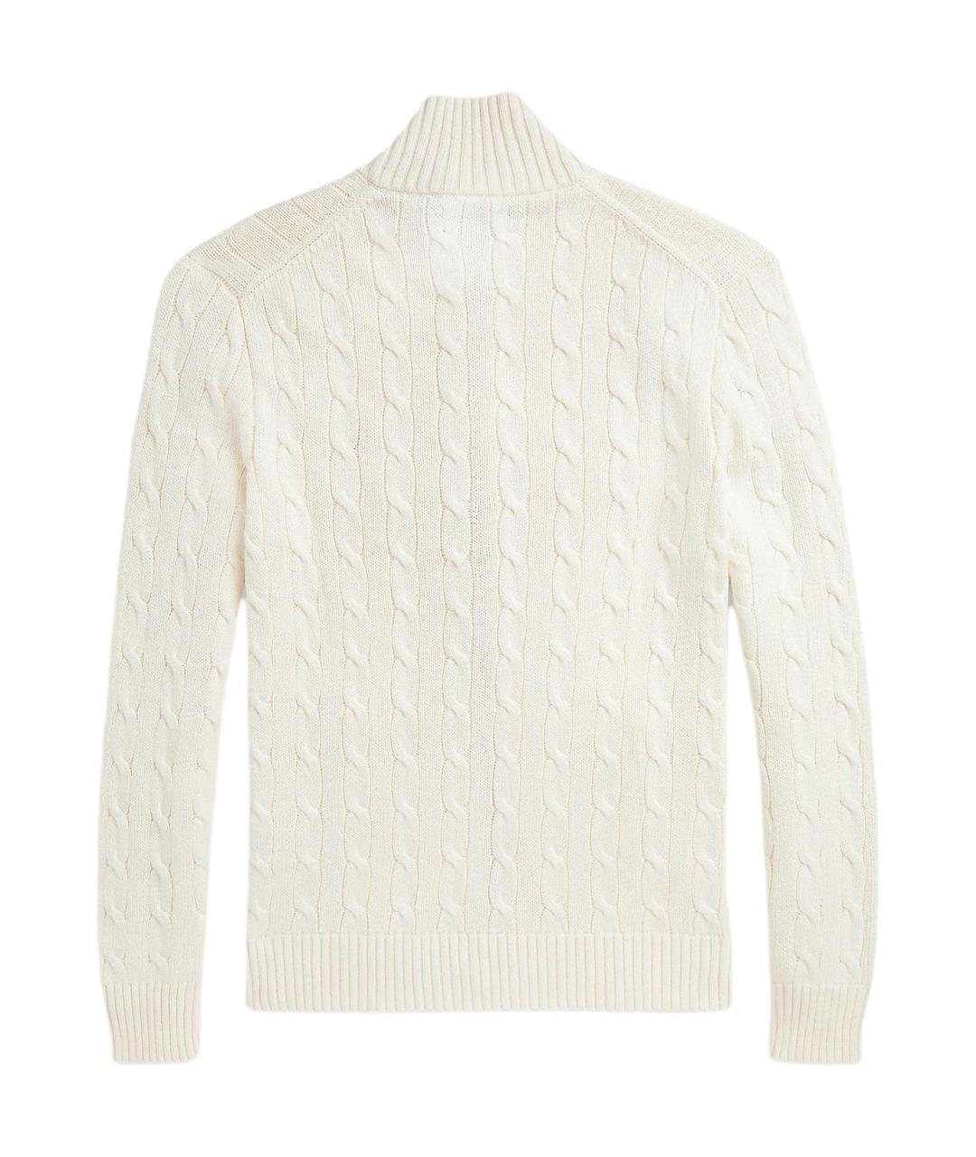 POLO RALPH LAUREN Бежевый хлопковый кардиган, фото 2