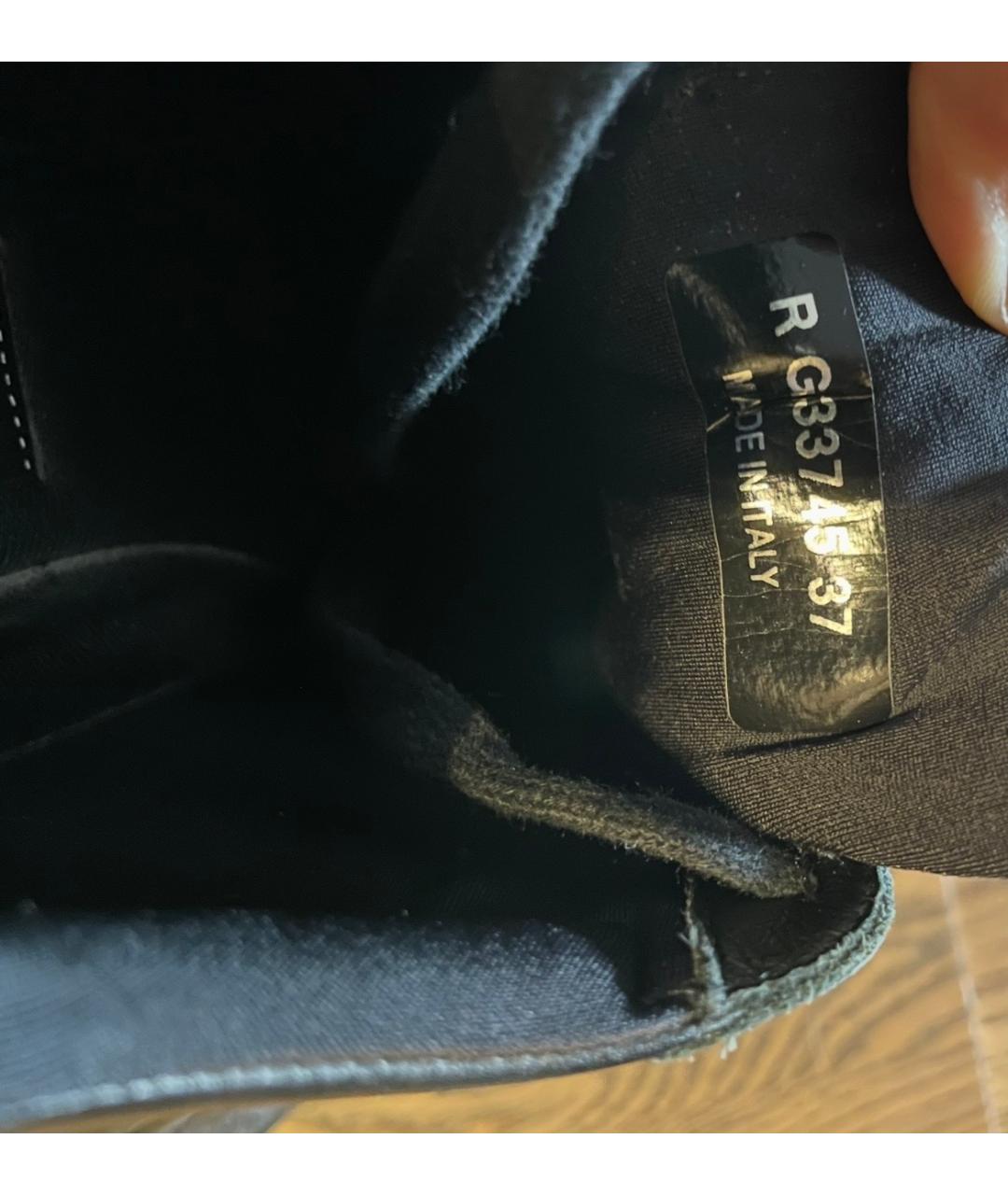 CHANEL Черные текстильные кроссовки, фото 2