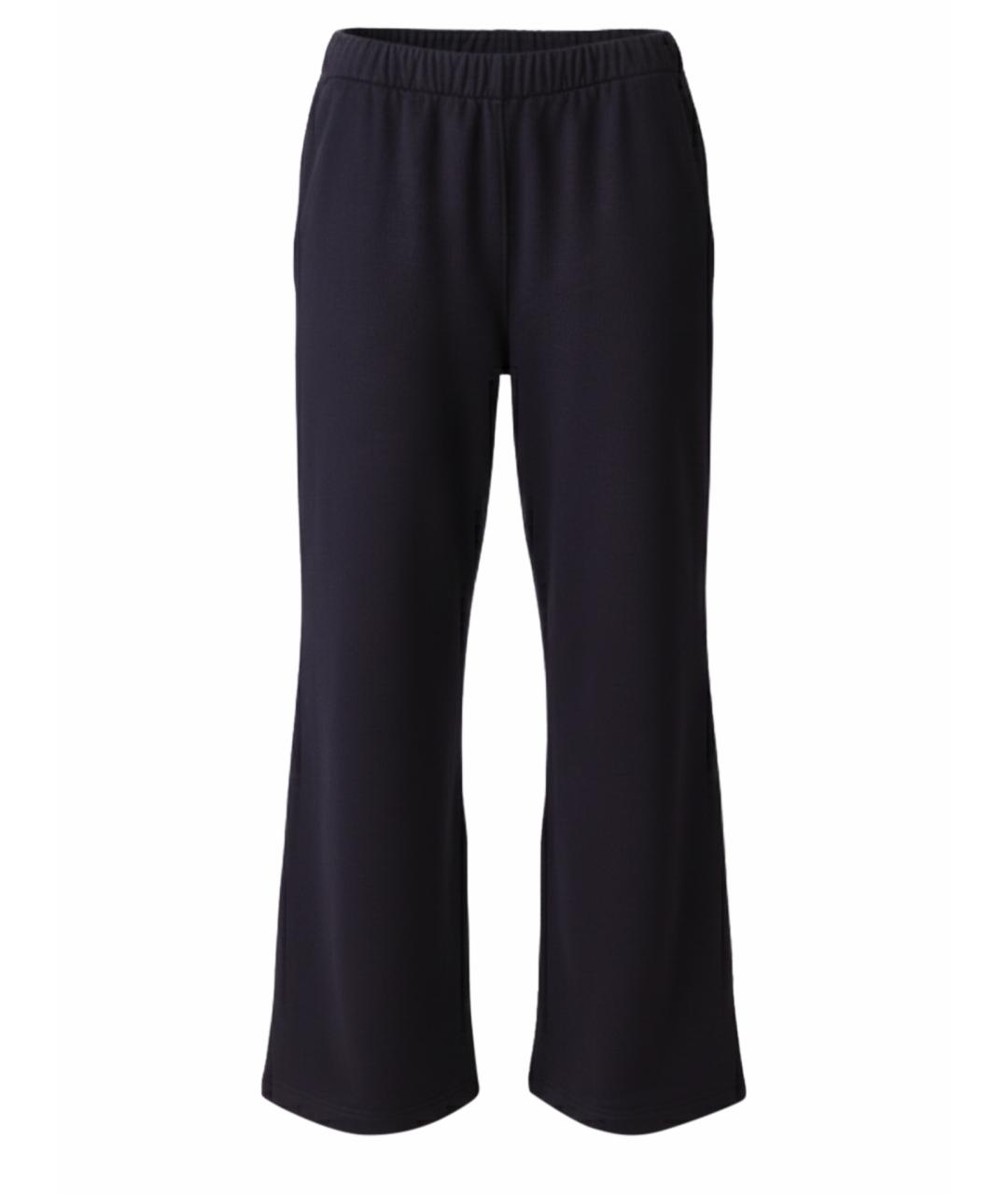 THE ROW Темно-синие хлопковые прямые брюки, фото 1