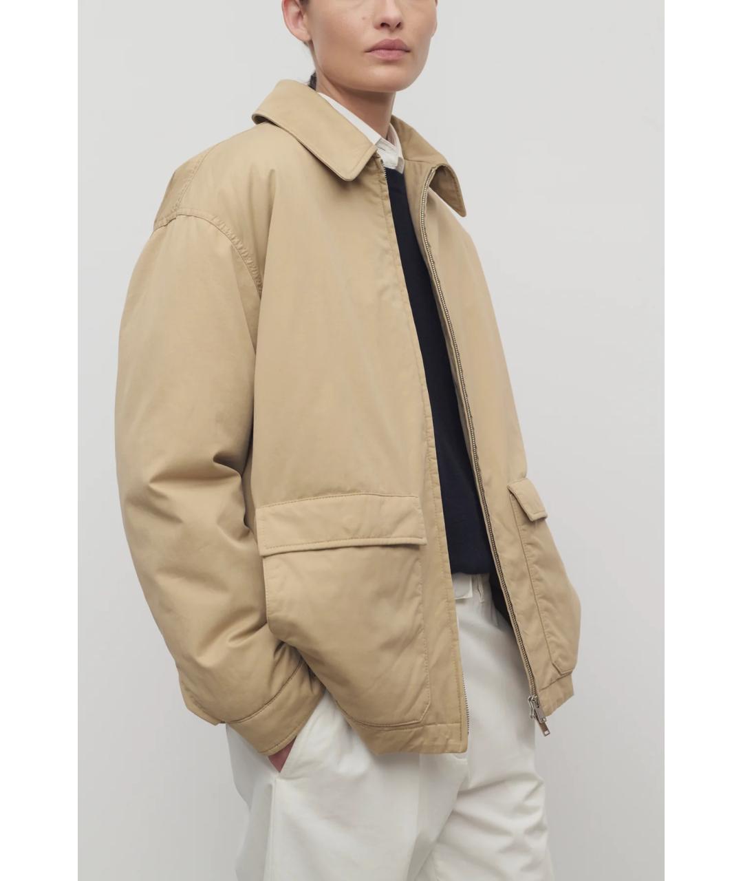 THE ROW Бежевая хлопковая куртка, фото 6