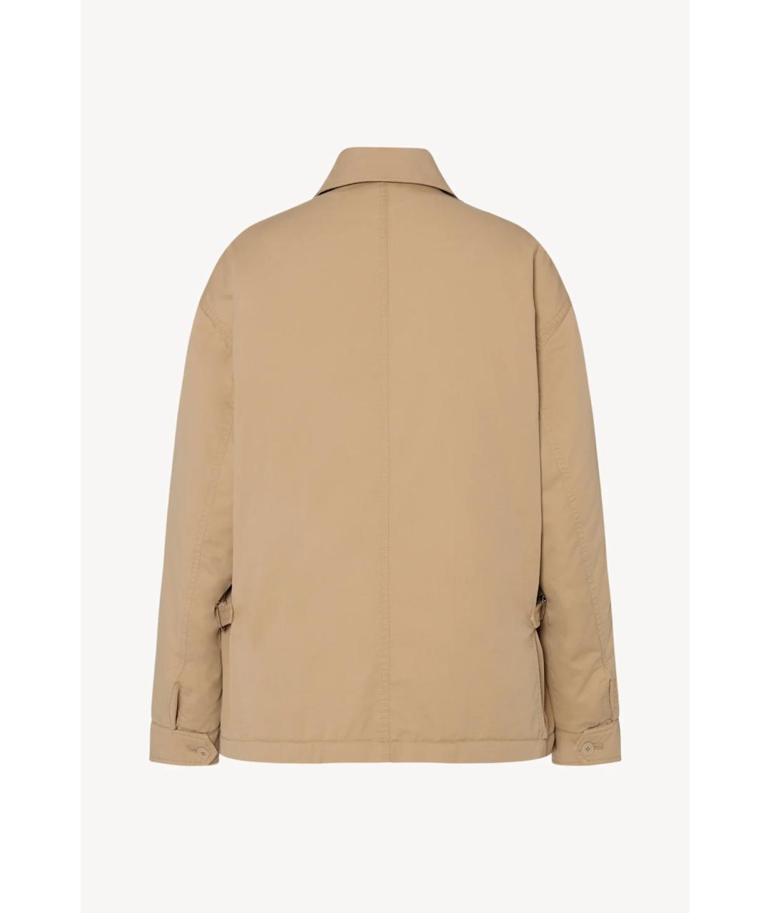 THE ROW Бежевая хлопковая куртка, фото 2