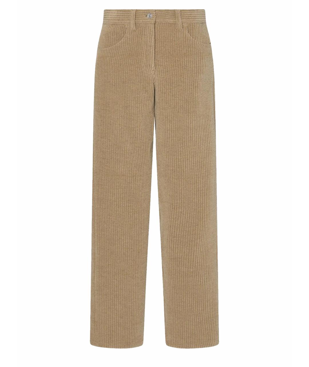 THE ROW Бежевые хлопковые прямые джинсы, фото 1