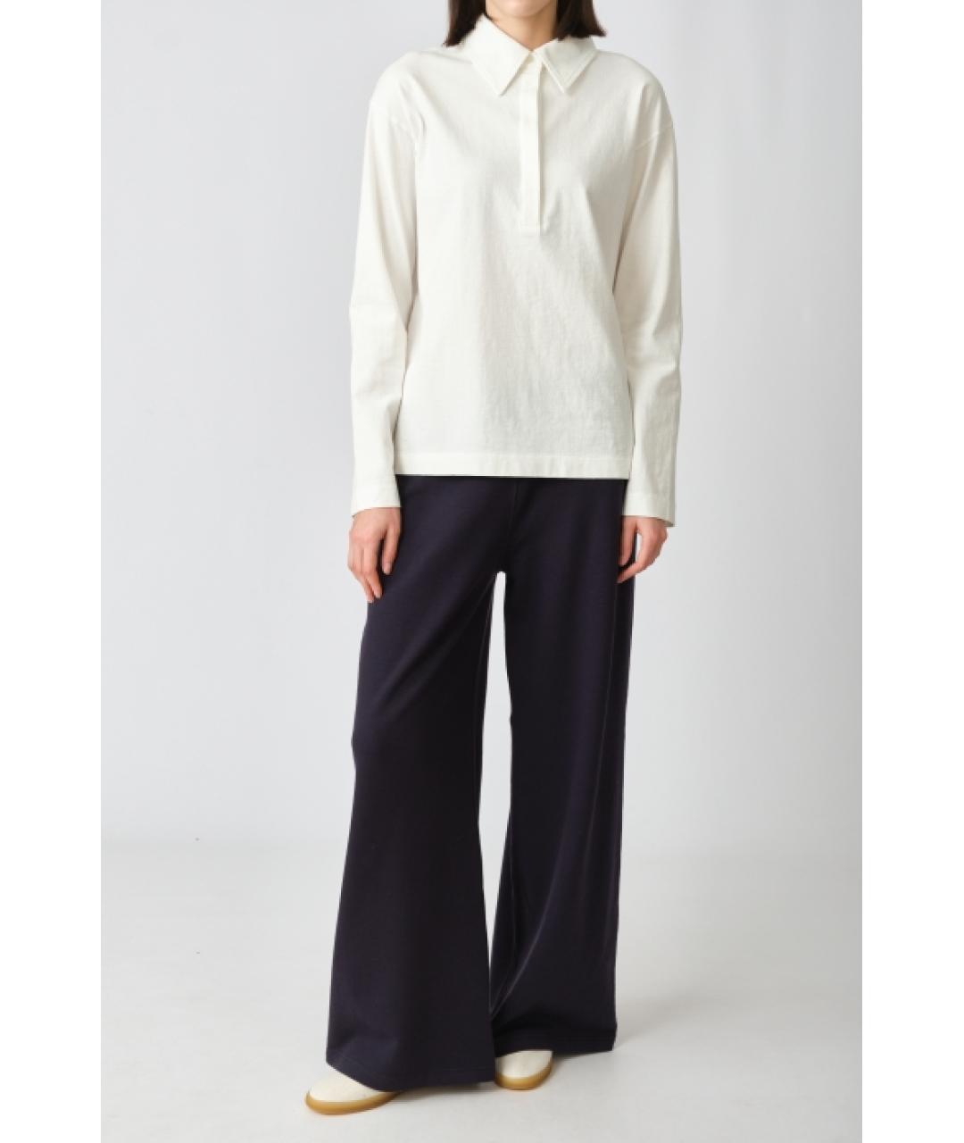 THE ROW Белый хлопковый джемпер / свитер, фото 2