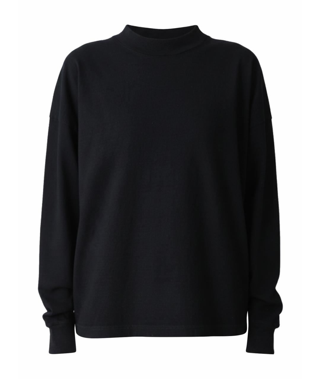 THE ROW Черный хлопковый джемпер / свитер, фото 1