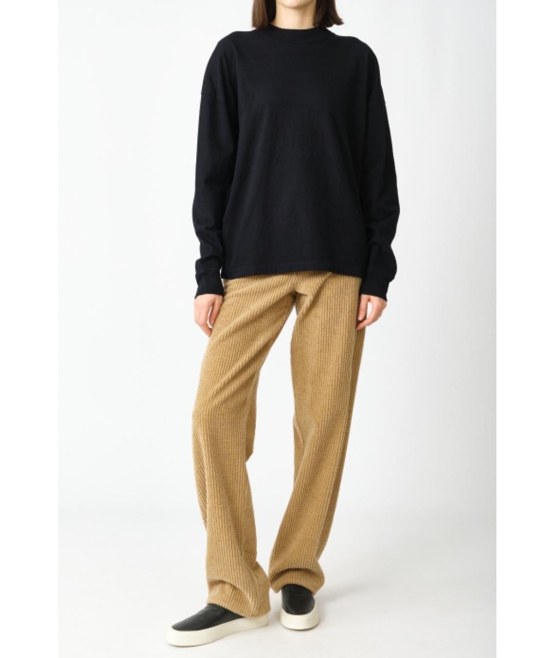 THE ROW Черный хлопковый джемпер / свитер, фото 2