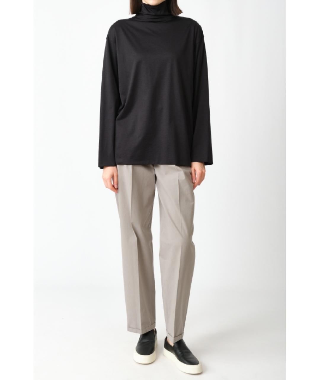 THE ROW Черный шелковый джемпер / свитер, фото 2