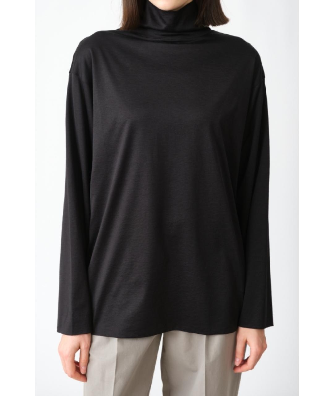 THE ROW Черный шелковый джемпер / свитер, фото 3