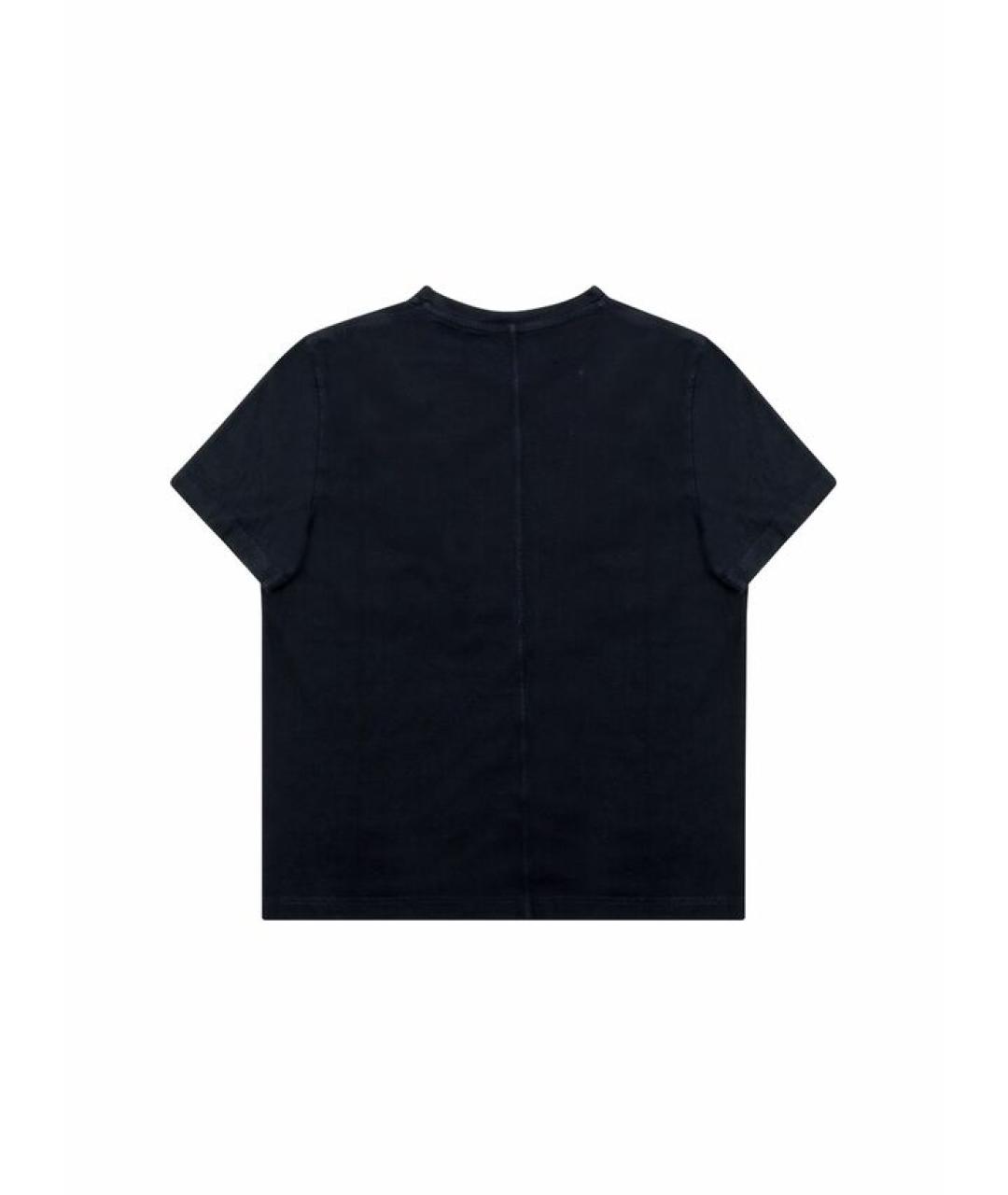 THE ROW Синяя хлопковая футболка, фото 2