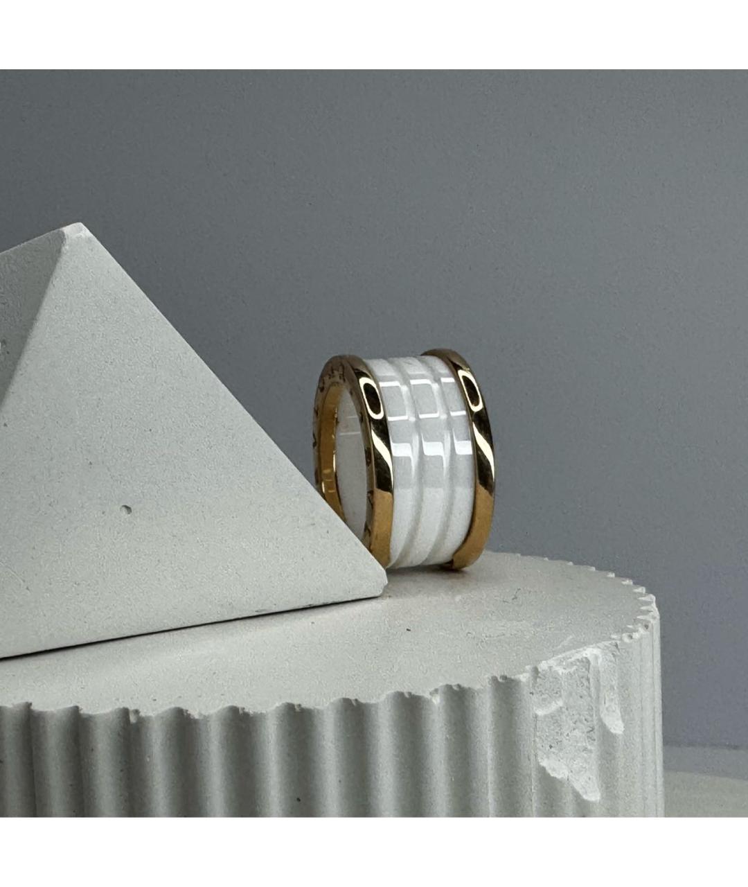BVLGARI Белое кольцо из розового золота, фото 5