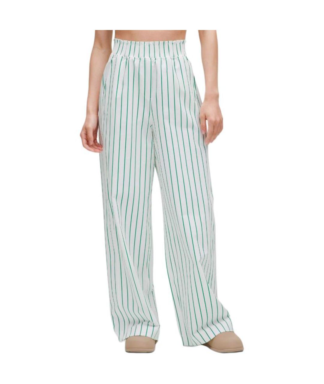 Lululemon Белые прямые брюки, фото 4