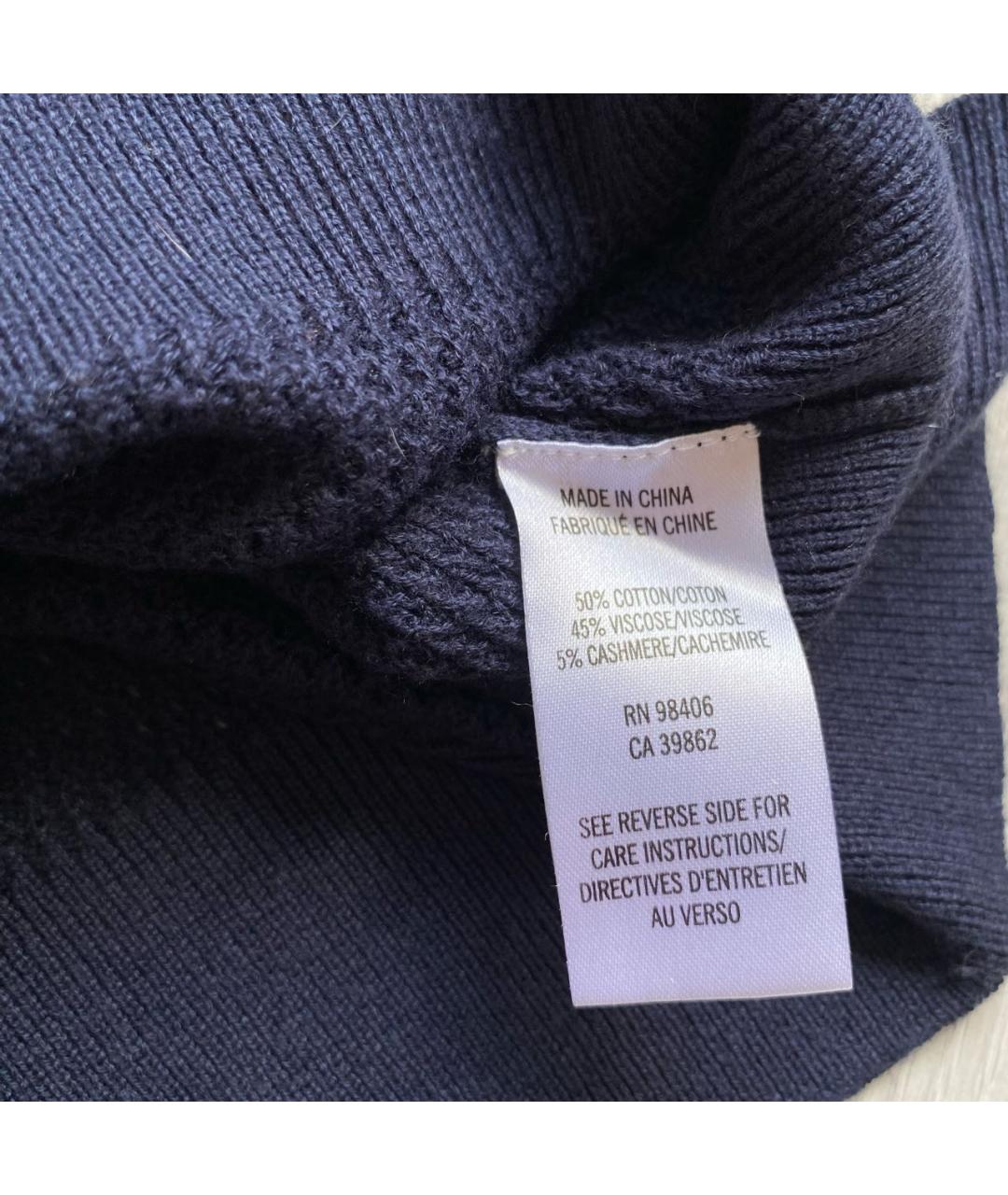 THEORY Темно-синий джемпер / свитер, фото 6