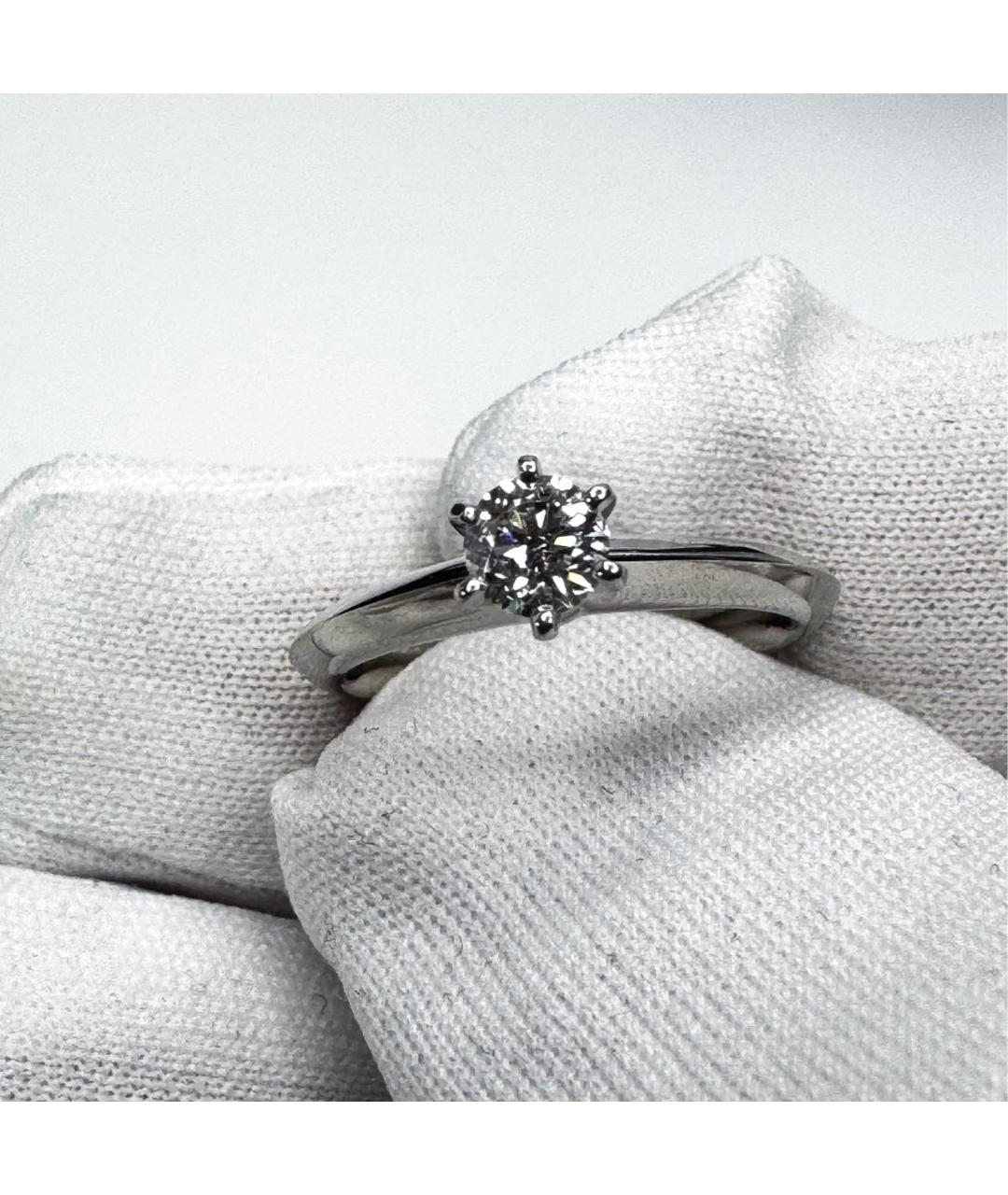 TIFFANY&CO Серебряное платиновое кольцо, фото 3