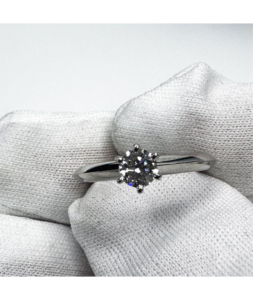 TIFFANY&CO Серебряное платиновое кольцо, фото 5