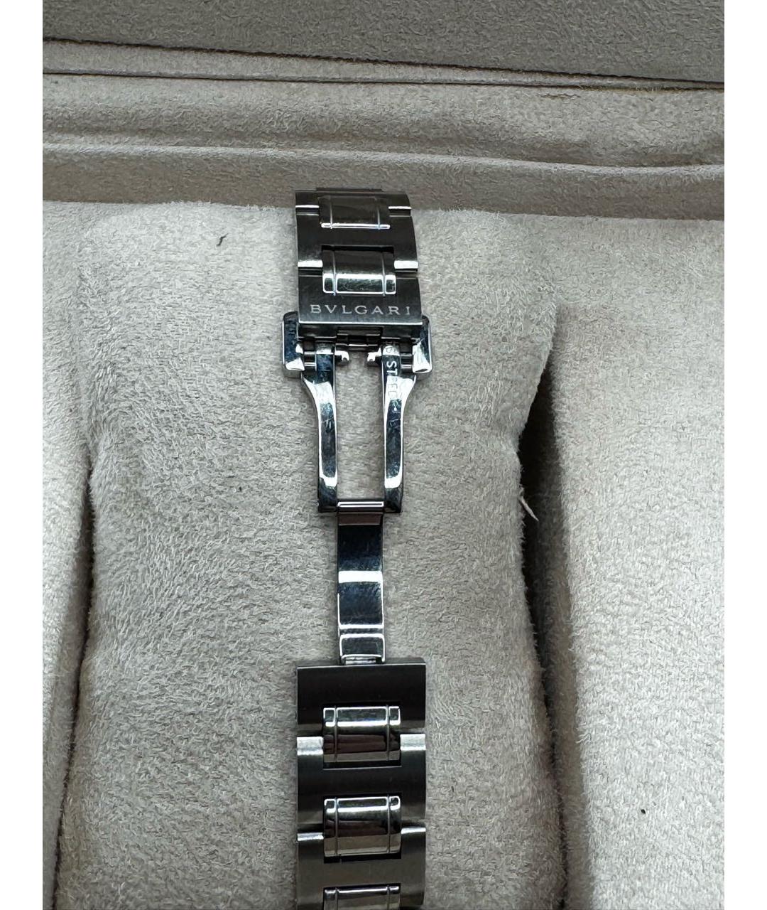 BVLGARI Серебряные металлические часы, фото 4