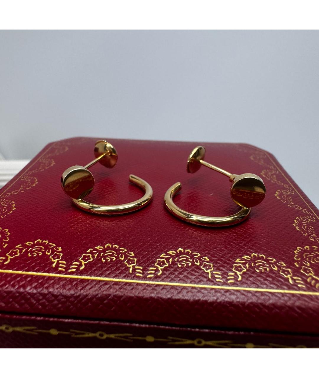 CARTIER Желтые серьги из желтого золота, фото 7