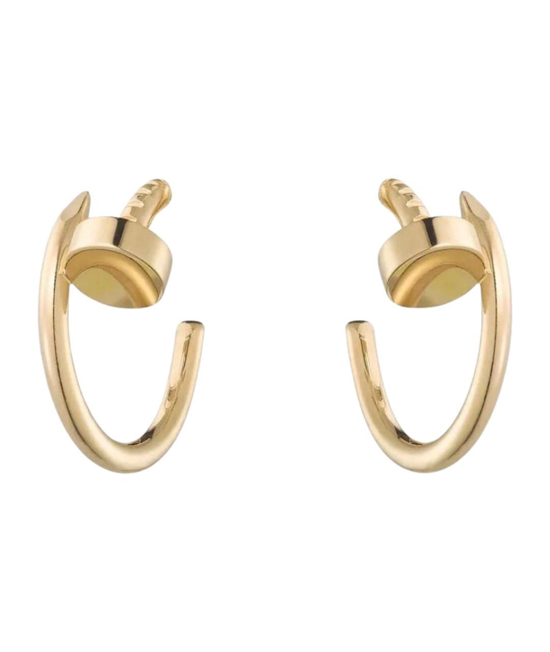 CARTIER Желтые серьги из желтого золота, фото 1