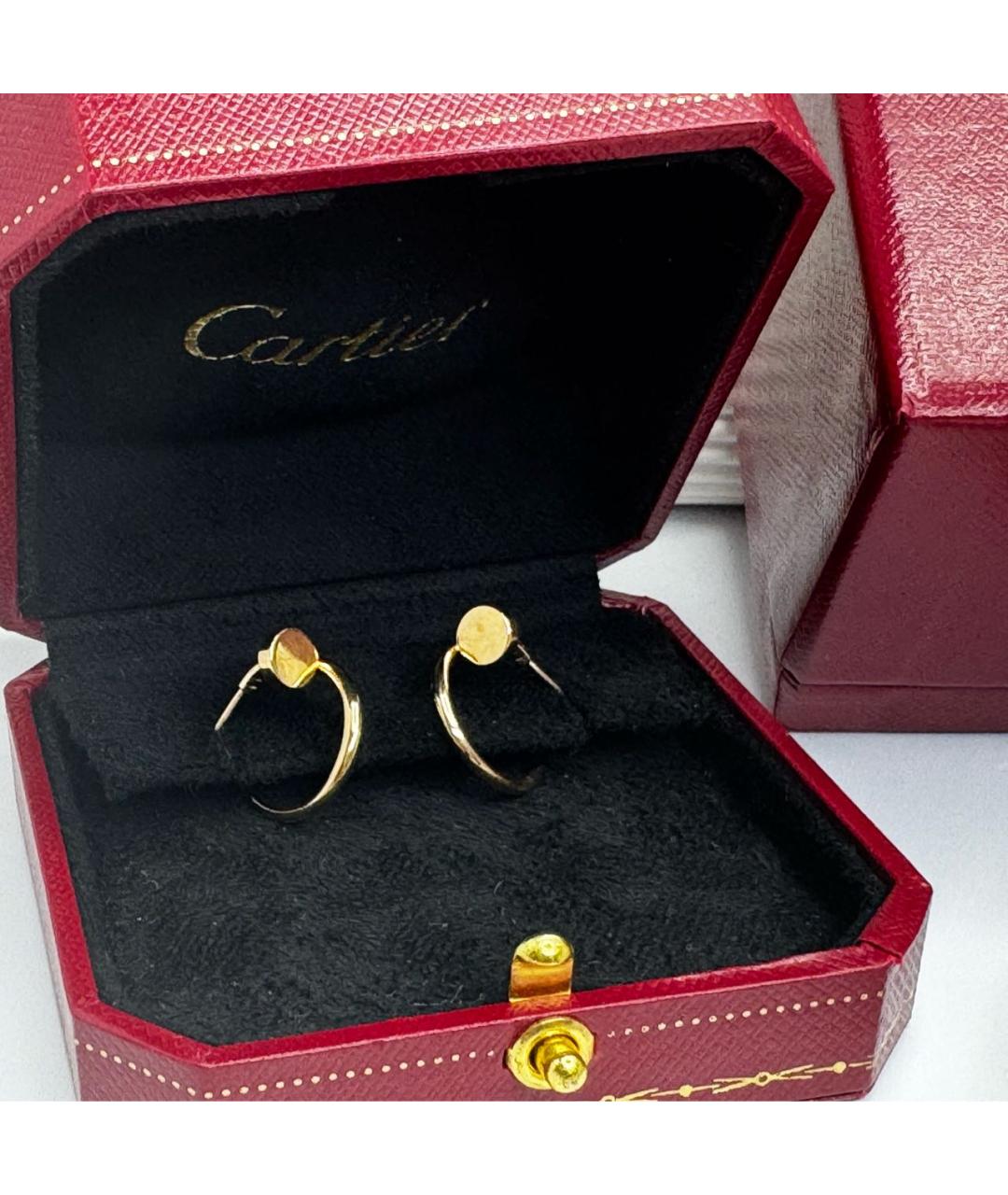 CARTIER Желтые серьги из желтого золота, фото 2